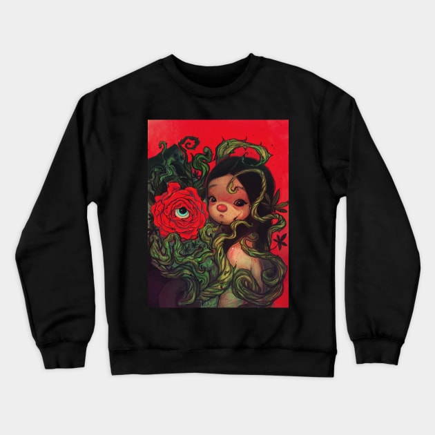 Wicked Weeds Crewneck Sweatshirt by selvagemqt